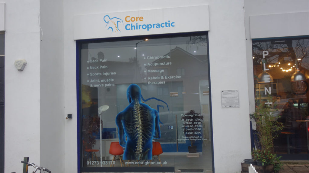 Core Chiropractic Shopfront