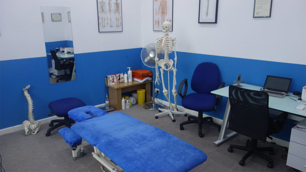 Core chiropractic clinic treatment room