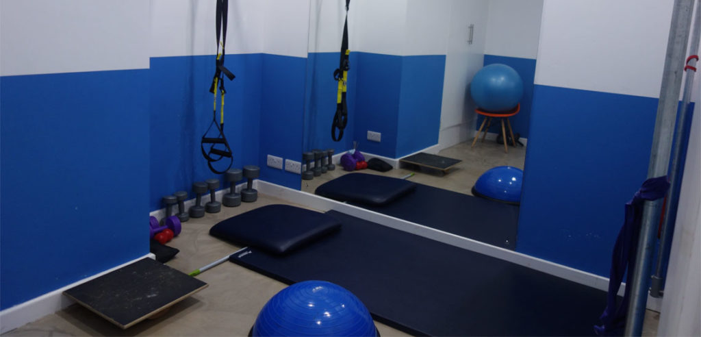 Chiropractic gym area